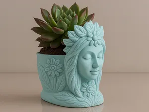Floral Goddess Succulent Planter