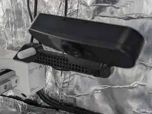 Flipped A1 Webcam Mount with Washer and Screw