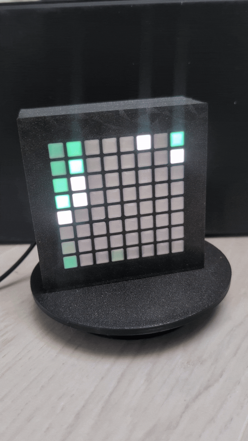 Boitier matrice leds 8x8