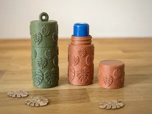 Monstera Leaf Lip Balm Holder