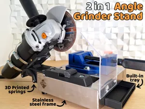 2in1 Angle grinder holder