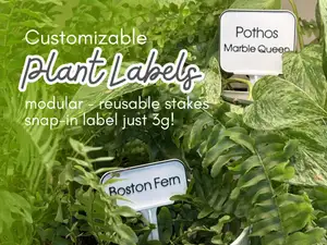 Garden plant label stakes - modular
