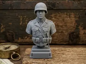 Busto Soldato Americano II Guerra Mondiale