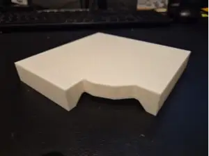 Model of building raft foundation for education