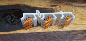 wago-221-413 + 415 tripple DIN-RAIL-CLIP