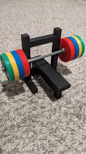 Desktop Weight Set - PB Trophy - Progress Tracker