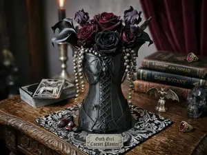 Goth Girl - Vase - Planter