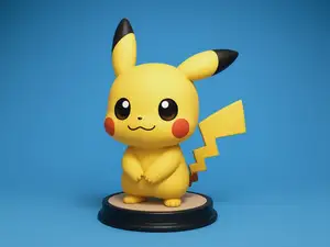 皮卡丘-口袋妖怪精灵宝可梦pokemon-儿童涂色玩具宠物小精灵