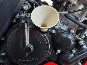 Motorbike oil funnel, screwed on (M20)