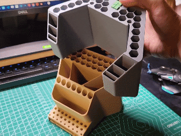 马克笔架画笔笔筒通用扩展模块