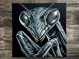 Praying Mantis HueForge  Wildlife Series