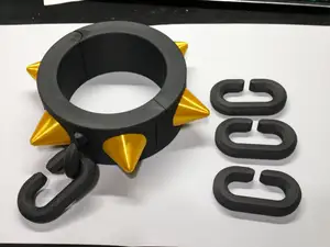 (V2)XL Studded Bracelet/Collar for cosplay/fursuit