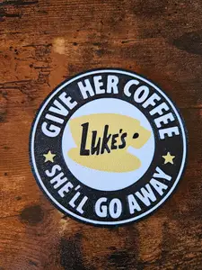 Luke's Diner Gilmore Girls Coaster