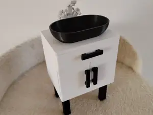 Dollhouse furniture - Washbasin with a tap