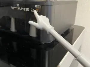 Collapsible Pointer Finger print in one piece