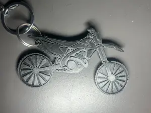 keychain motorcyckle motorbike cross dirtbike bike
