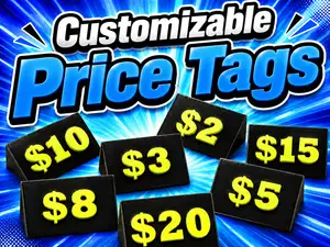 Customizable Vendor Price Tags