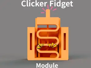 Clicker Fidget Module (Smooth click, Click Sound!)