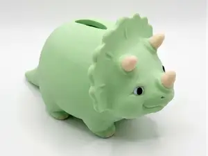 Cute Triceratops Piggy Bank
