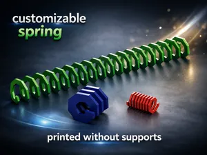 Parametric Octagonal Spring
