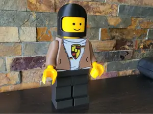 Large 20cm Big Brick racing driver