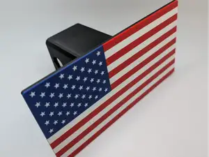 USA Flag Trailer Hitch Cover
