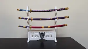 Triple katana stand for one piece zoro katanas