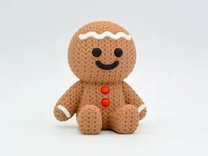Knitted Gingerbread Man - Christmas
