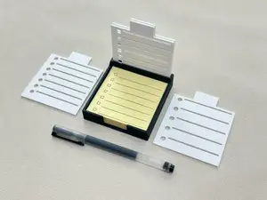 Sticky Note Holder with Checklist Stencil Set