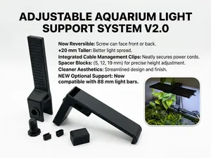 SEAOURA LED Aquarium Light adjustable support