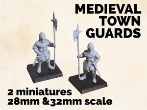 Medieval town guards