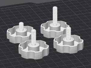 M6 1mm Thread Thumb Screws - 10,16,20,25mm Lengths
