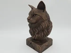 MAINE COON CAT BUST
