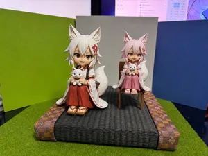 [Original] Miko Fox "Shirayuki"  Printable Figure