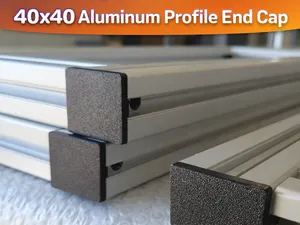 40x40 Aluminum Profile End Cap - OEM Style