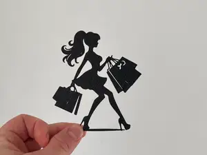 Wall Art - Woman Shopping