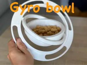 Gyro Bowl non-folding magic bowl print in place