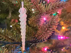 Icicle Style Christmas Tree Ornaments