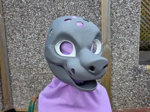Grumpy Canine Fursuit Headbase - Toony