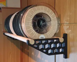 Filament spool shelf honeycomb