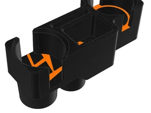 Renault Clio 4 - Center Console Cup Holder