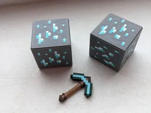 Minecraft Diamond Ore Block