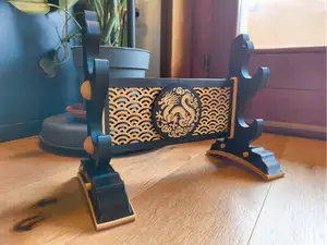 Double katana customizable stand (A1 mini welcome)