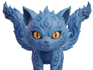Matatabi Two-Tails Chibi Figure
