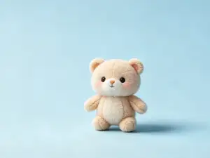 小熊玩偶-六一儿童节过家家玩具-女孩礼物涂色玩具