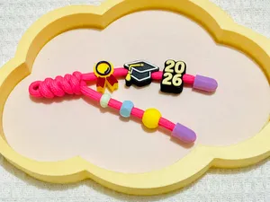 Graduation Charms for chunky letters and paracord
