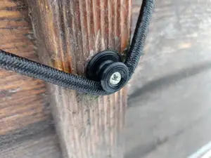 Rundknopf / Planenhaken für Abspannseil Expander