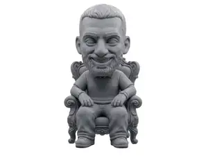 Football King: Mohamed Salah Chibi Figure