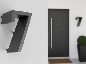 Aura Slim Number "7" | Minimalist & Elegant