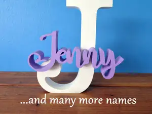 3D Letter – Personalized Name & Initial